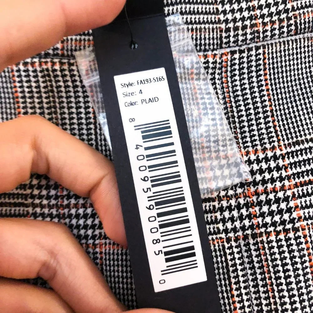 Chelsea and Walker RARE Plaid Flare Clasp Pants 4 - Picture 6 of 11